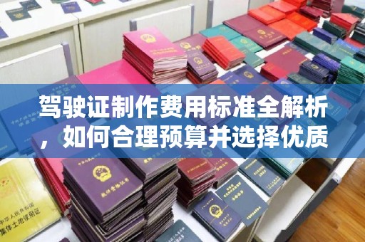 禹王台驾驶证制作费用标准全解析，如何合理预算并选择优质服务？