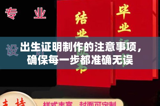 禹王台出生证明制作的注意事项，确保每一步都准确无误
