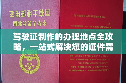 禹王台驾驶证制作的办理地点全攻略，一站式解决您的证件需求