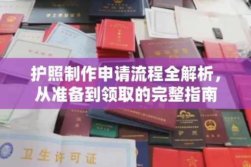 禹王台护照制作申请流程全解析，从准备到领取的完整指南