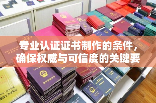 禹王台专业认证证书制作的条件，确保权威与可信度的关键要素