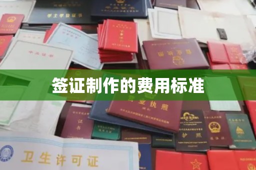 禹王台签证制作的费用标准